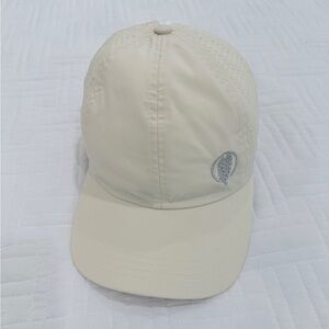 Vimhue Cream Perforated Baseball Cap